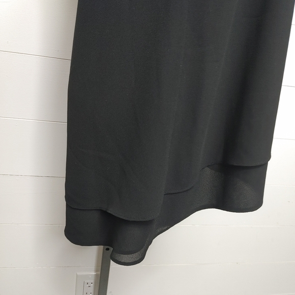 Reiss Black Layered Spaghetti Strap Top Size 4 - Picture 6 of 12